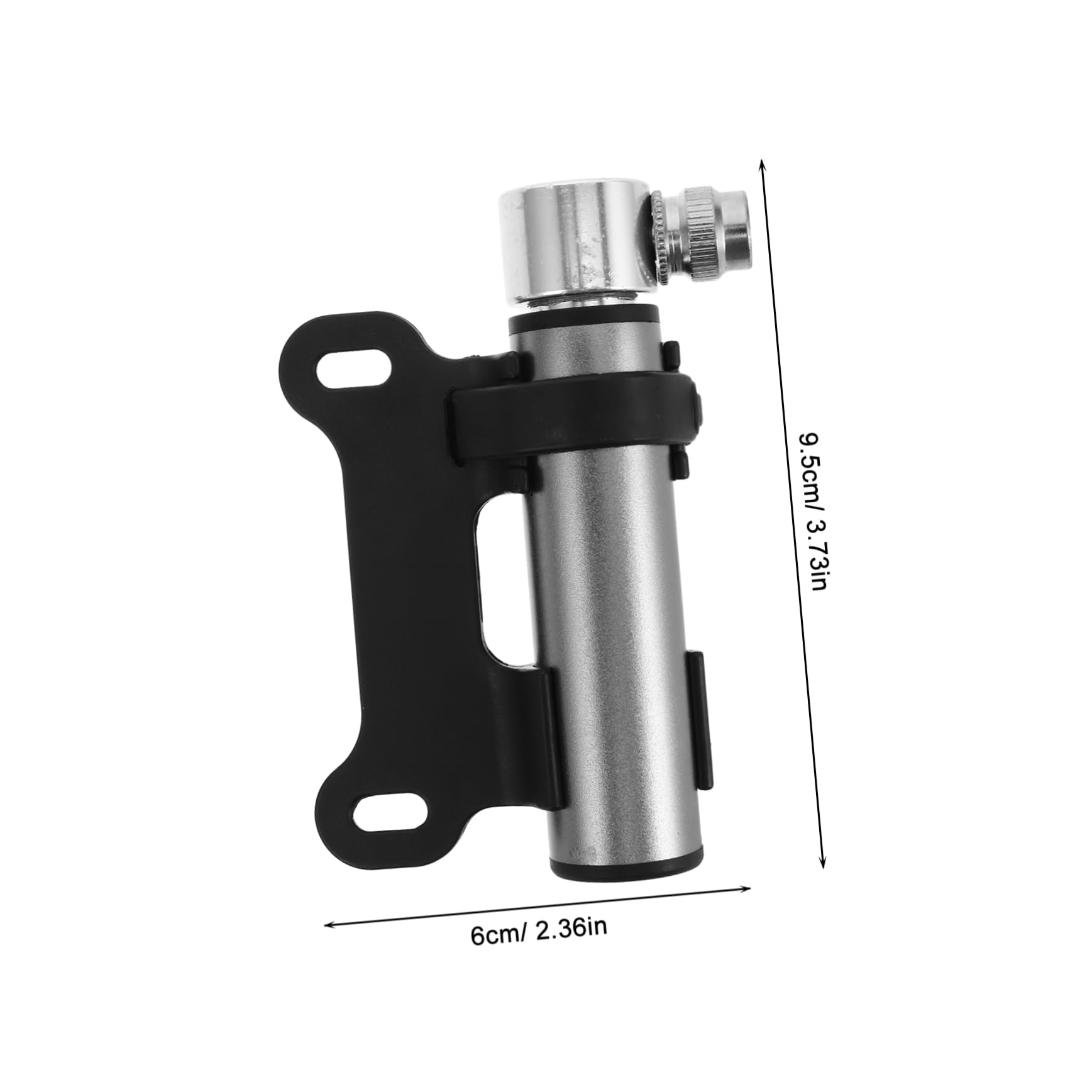 VICASKY Compact Aluminum Alloy Bike Pump Mini Inflation Air Pump Handheld Portable for Cycling Mountain Road Bikes