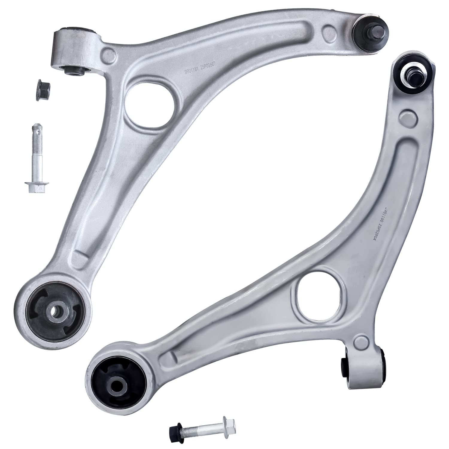 Detroit Axle - 2 Front Lower Control Arms for Hyundai Sonata Azera Kia Optima Lower Control Arms w/Ball Joint Assembly Replacement