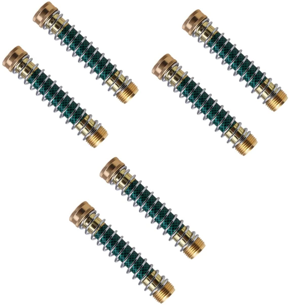 6 pezzi Connettore per tubo dell'acqua Tubo flessibile a spirale Filtro dell'acqua Prolunga per tubo Adattatore Protettore Rubinetto Raccordo Connessione rapida Tubo flessibile a molla Connettore pe