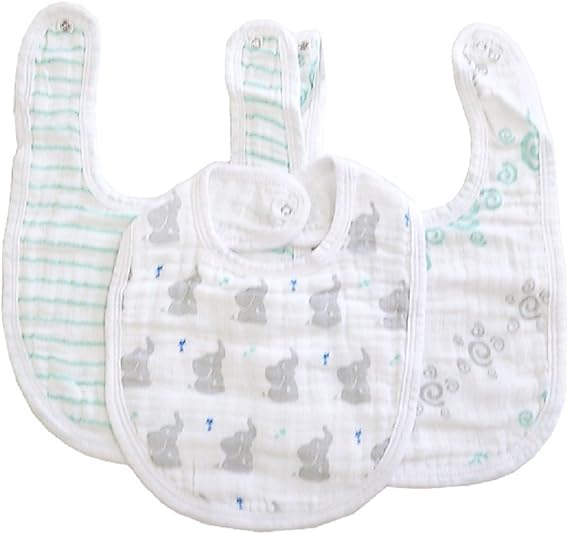 Amazon Co Jp エイデンbyエイデンアンドアネイ リトル ビブ スナップ付き 3枚セット よだれかけ スタイ Little Bibs 並行輸入品 ベビー マタニティ