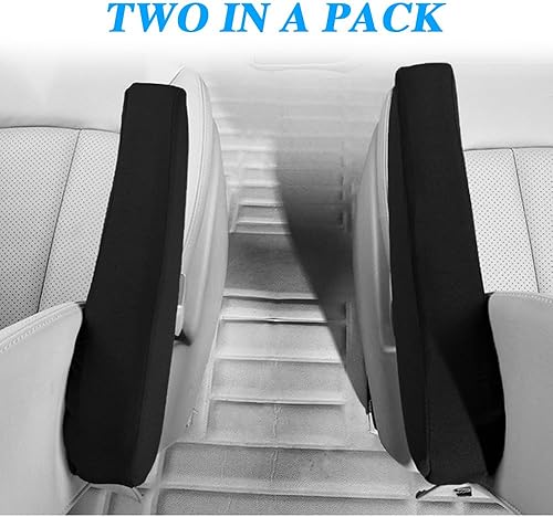 Miniatura 6 de 2 fundas para reposabrazos de asiento delantero de automóvil, fundas universales para reposabrazos de asiento, fundas de tela para reposabrazos de