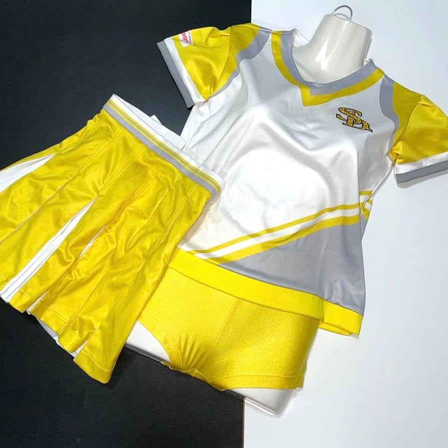 スポーツウェアセット ホワイト・イエロー Mサイズ/アンスコセット