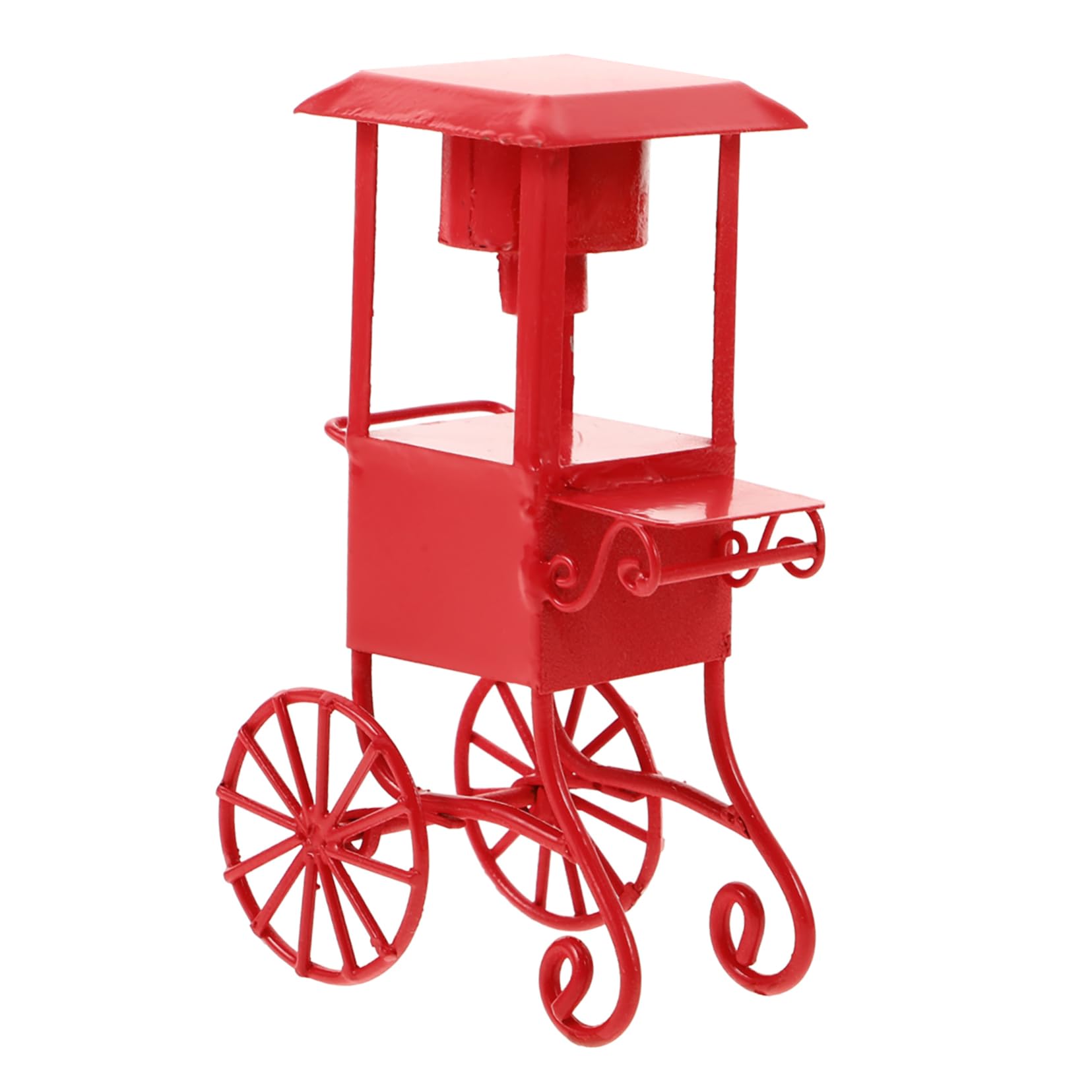 Milisten Vintage Mini Popcorn Machine Model Authentic Movie Theater Decor for Home Entertainment for Birthday Parties and Snack Lovers Compact Design for Easy Setup