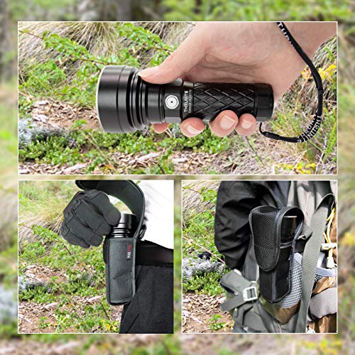 Thrunite Catapult V6 Sst70 Led Rechargeable Flashlight, 756 Yard Throw, 2836 High Lumens Bright Searchlight, Long Beam Distance Flashlight For Hiking, Camping, And Hunting, Black, Cool White - Cw #TOP5