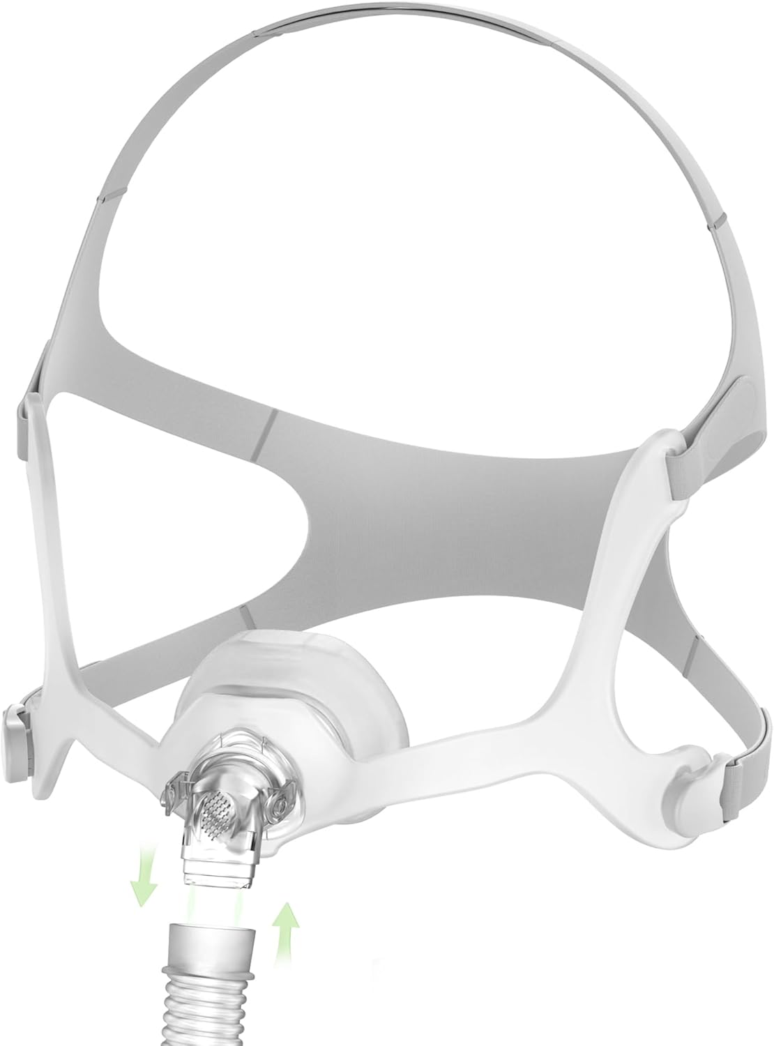 Replacement for Airfit N20, Secure Fit & Ultra-Soft with Upgraded Silicone Cushion, Quick-Release Tube Adjustable Straps Assembly, Great-Value CPAP Supplies - Small