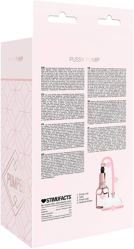 Shots Pumped Pussy Pump Rose PMP026ROS