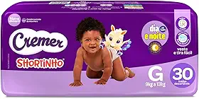 Fralda Cremer Shortinho Jumbo G 30 Unidades