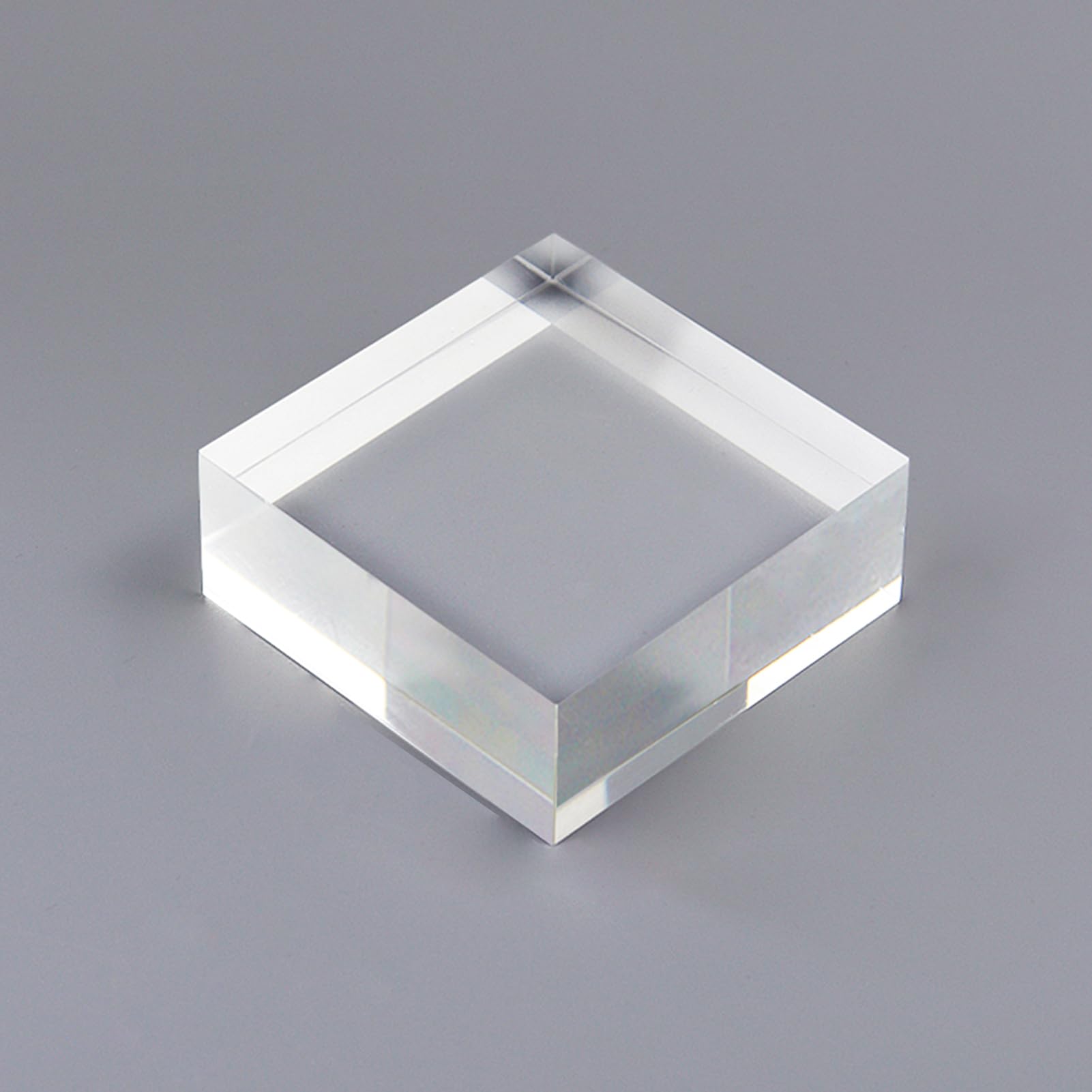 SCMYZLYD Acrylic Cube Display Block, Acrylic Square Display Block 0.5-3cm Pack of 5(1.5cm)