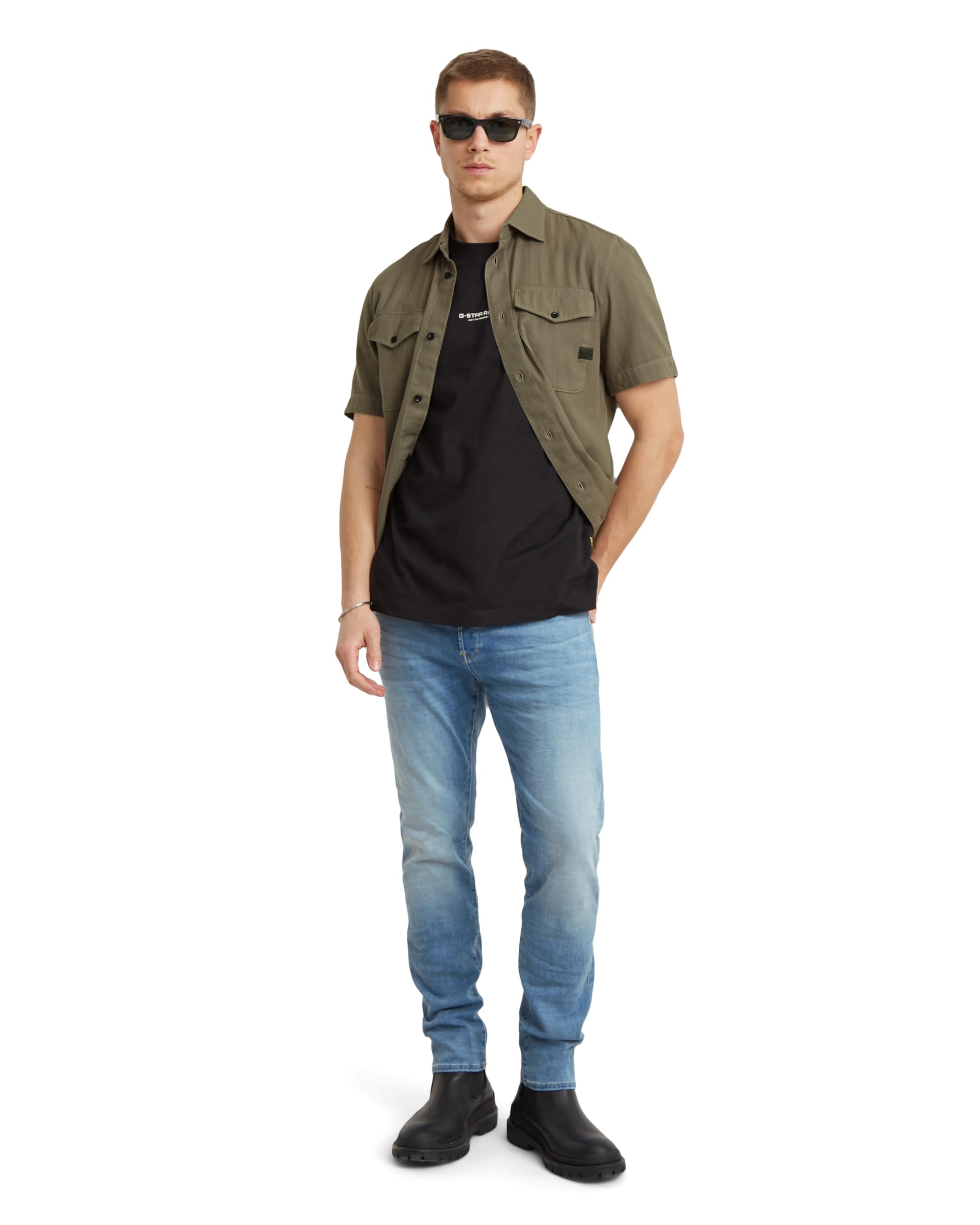 Visita la tienda de G-STAR G-Star Hombre 3301 Slim Jeans in use