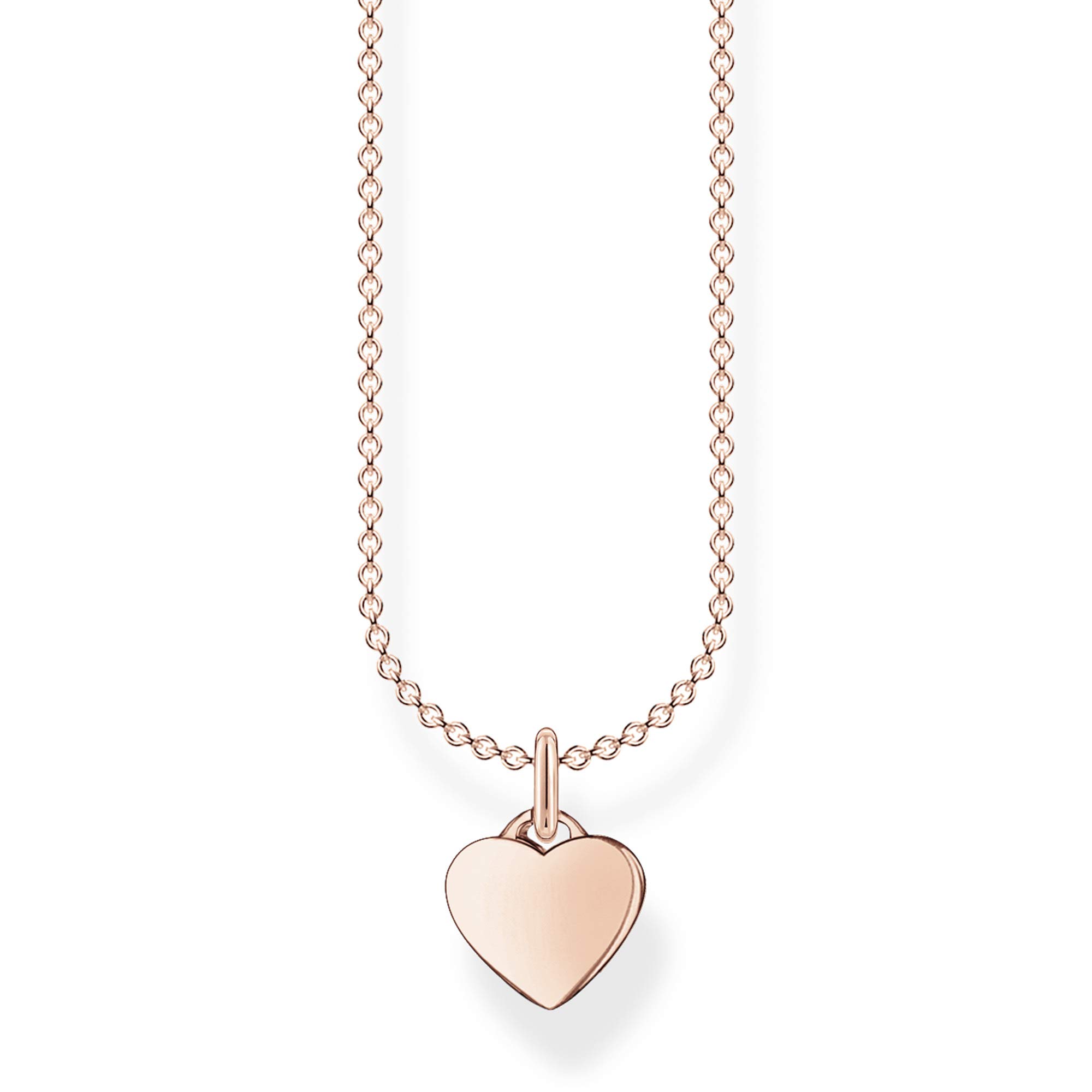 Thomas Sabo necklace heart rose gold plated silver KE2049-415-40-L45V