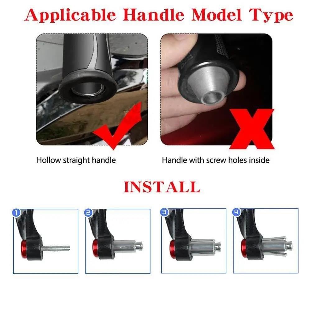 Protector Universal para Manillar De Motocicleta Incluye Puños Maneta Freno Y Embrague para Kawasaki NINJA1000 Z1000 2007 2008-2024(Gris,Estilo A)