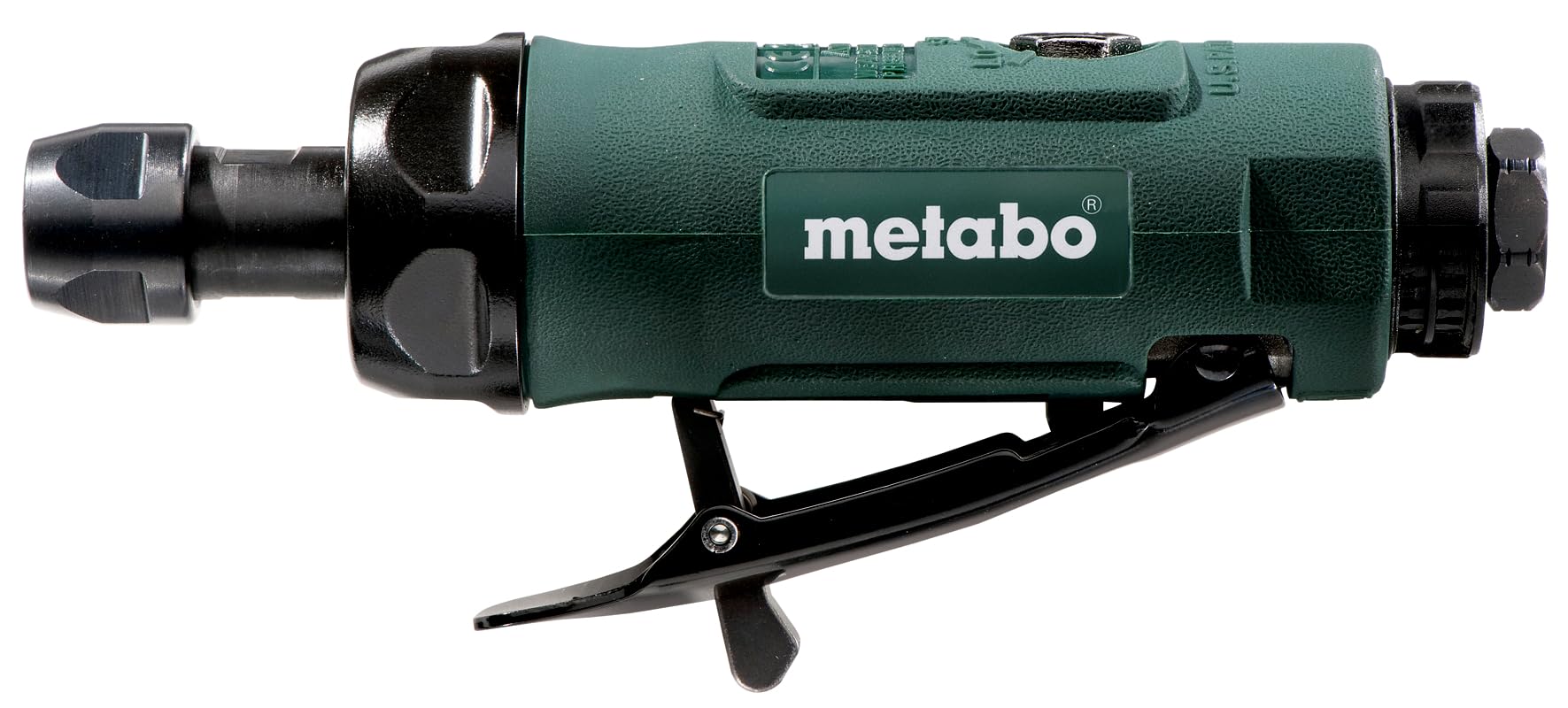 Metabo 604116500 604116500-Amoladora Recta neumática DG 25 Set Demanda de Aire 300 l/seg con maletín, green black, 4 x 5