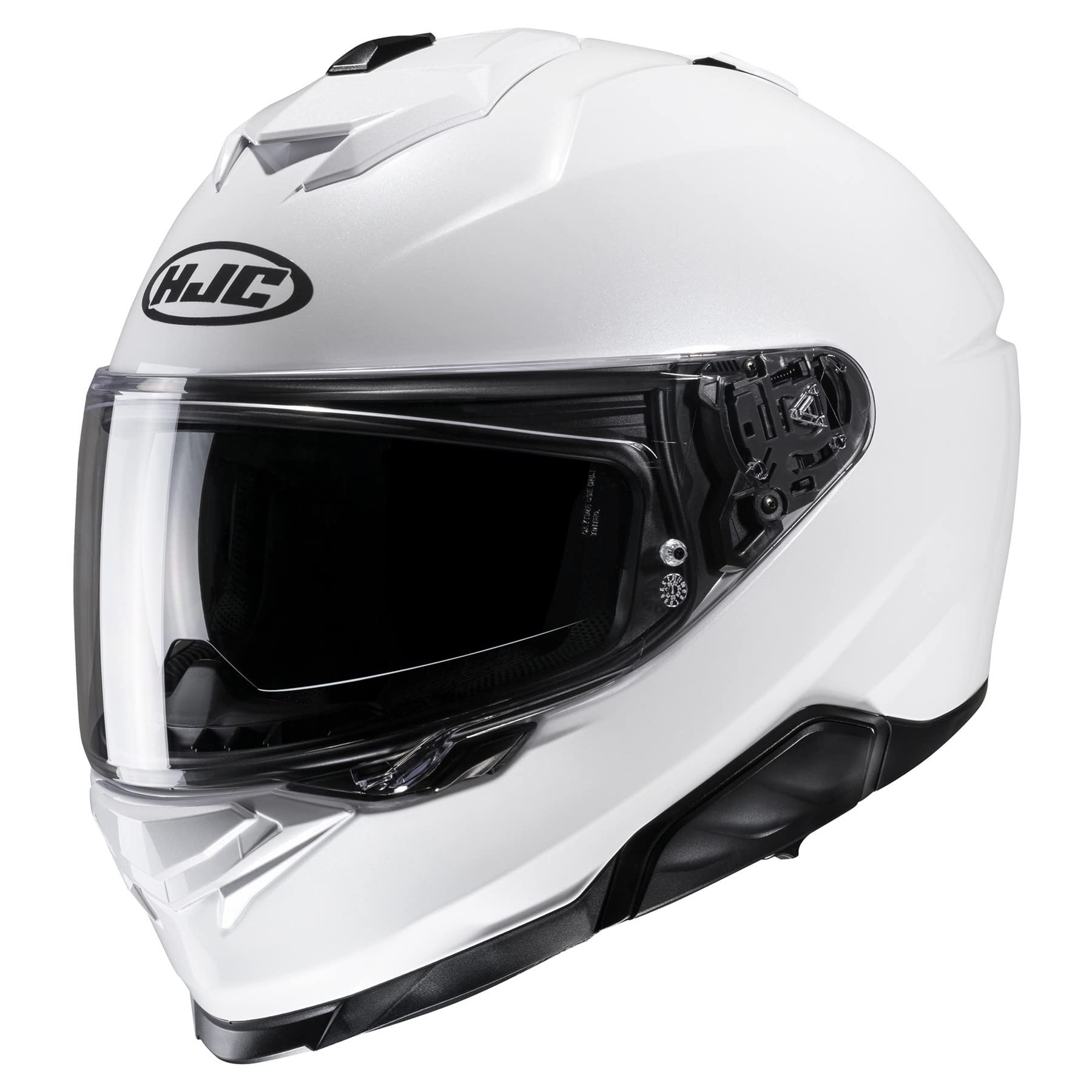 HJCi71 Men's Street Motorcycle Helmet - White / Large