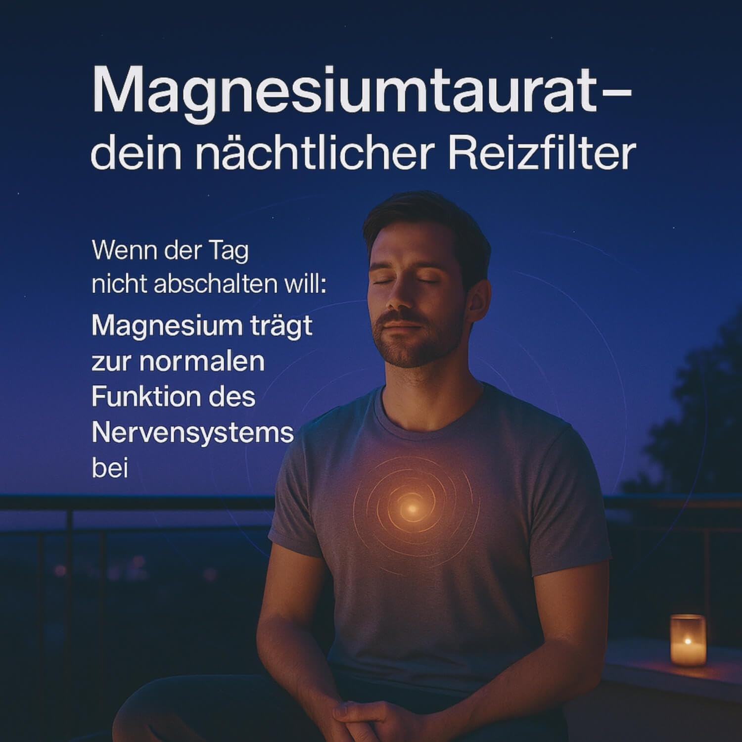 NACHTMAGIE® Kapseln für deine Abendroutine - mit Magnesiumglycinat, Magnesiumtaurat und L-Tryptophan - Hormonfrei: Sicher zur Langszeitaufnahme (200 Kapseln)