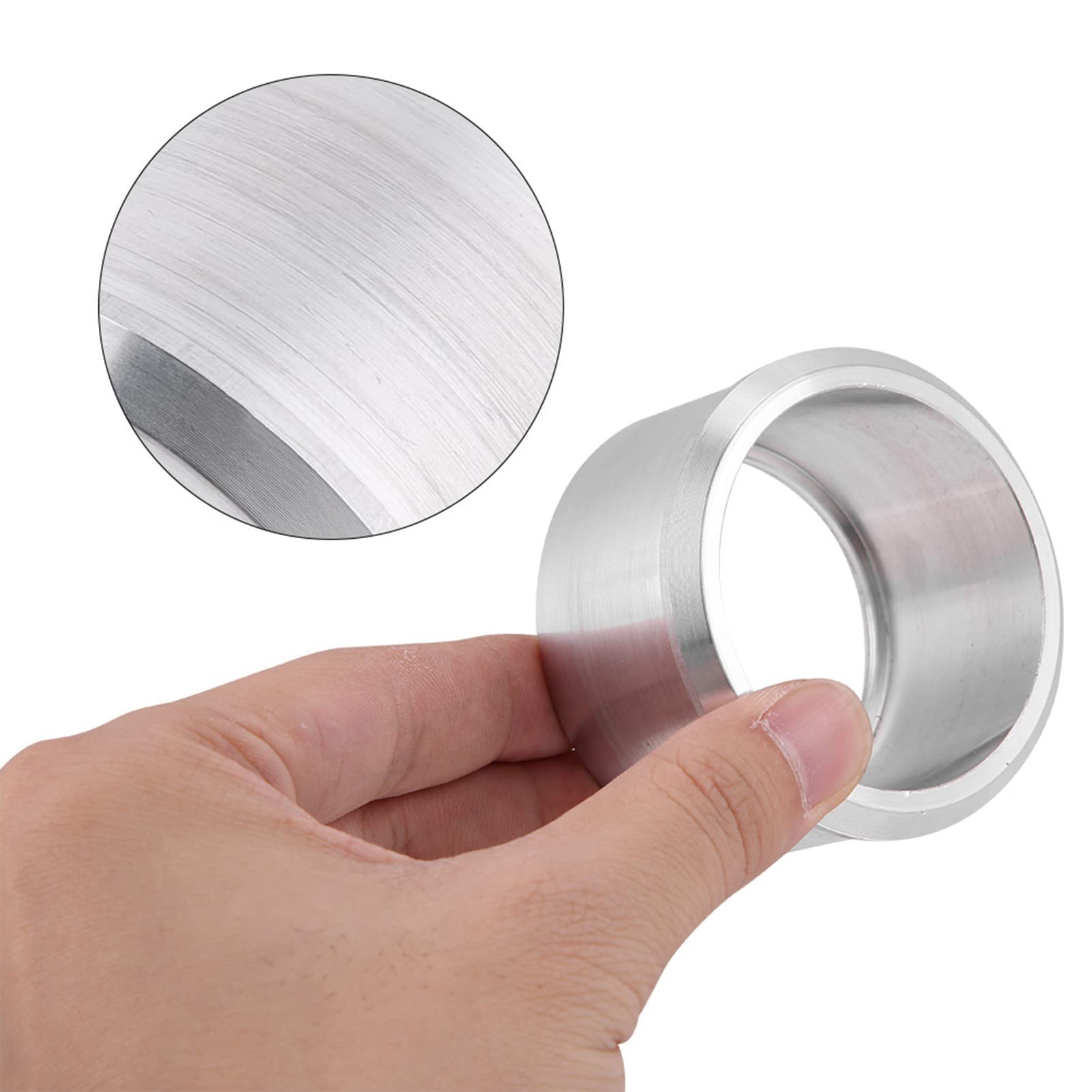 Riduzione Marmitta 65 50 - Riduzioni Per Marmitta-Adattatore Di Scarico Connettore Del Silenziatore Del Riduttore Dell'Adattatore Del Tubo Di Scarico Del Motociclo 60 Mm A 51 Mm In Alluminio