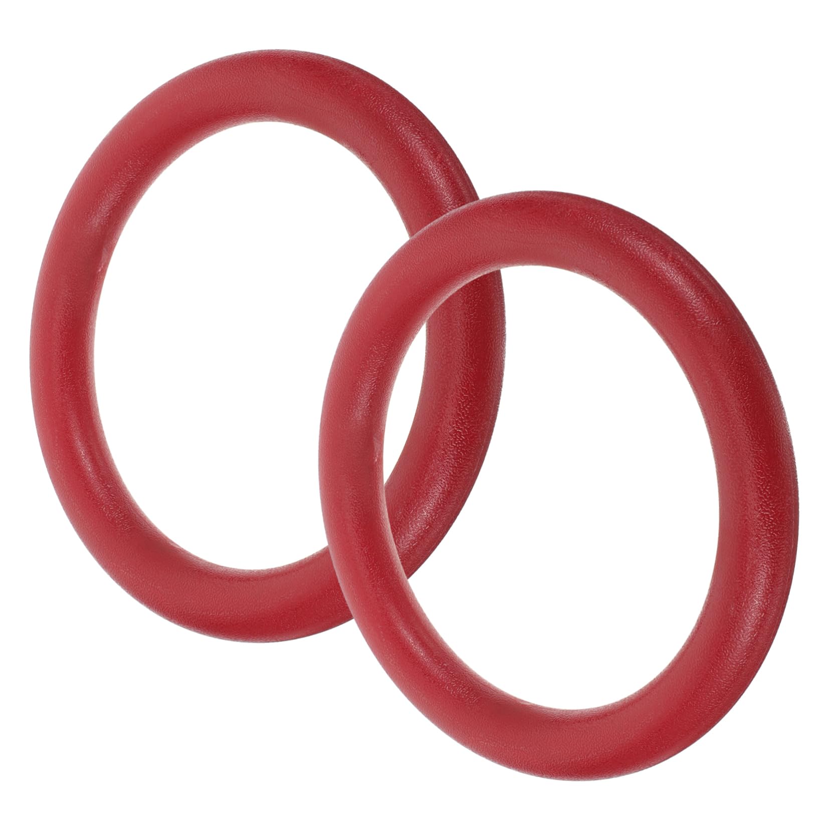 ibasenice 2Pcs Indoor Exercise Gym Rings Lightweight Durable Pull Up Equipment for Home Outdoor Workouts Stylish Design with Slip Surface