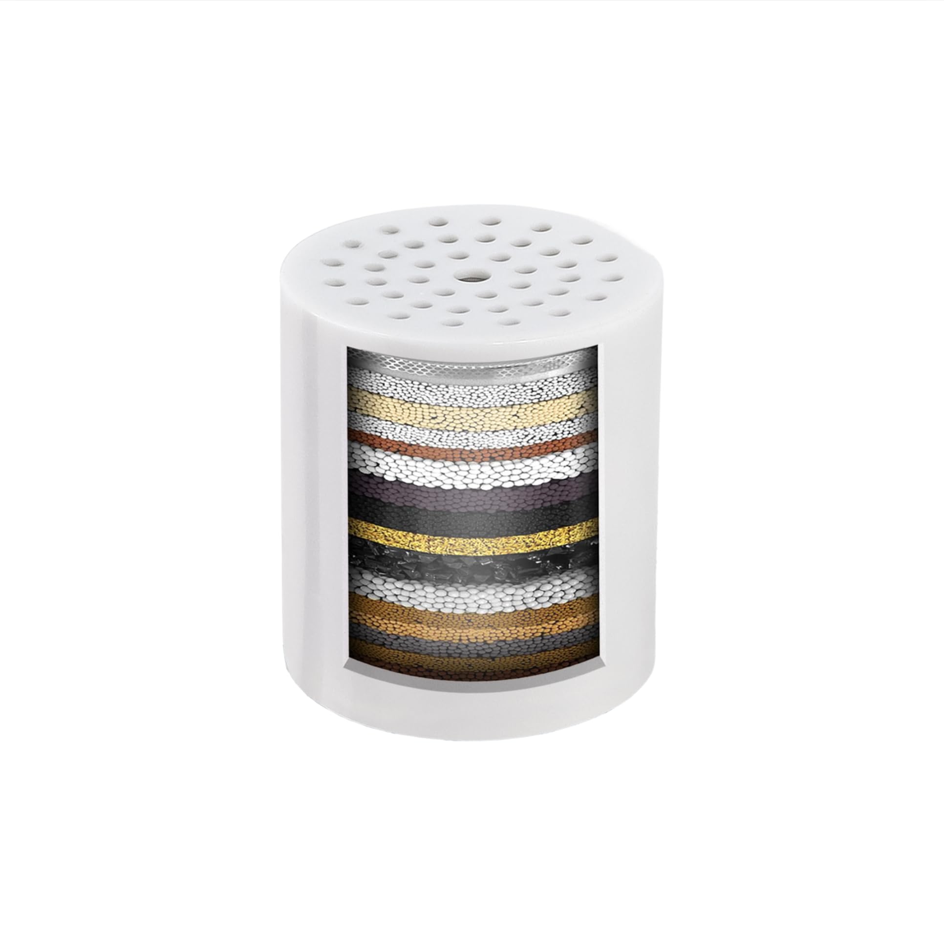 Shower Head Water Filter Replacement For The Feels Like Om Showerhead - High Pressure Shower Heads Replacement For Smooth Hair & Skin - Replacement Cartridge Fits the Om-3 Filtered Shower Head