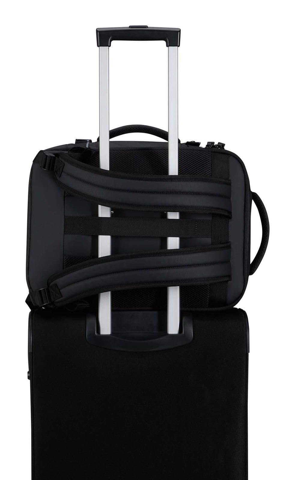 American Tourister Take2Cabin - Borsa da cabina Wizz Air/Vueling 30 x 20 x 40 cm, 26,5 L, 0,60 kg, Carry On, zaino da aereo S/M Underseat, Black Edition (Black Edition)