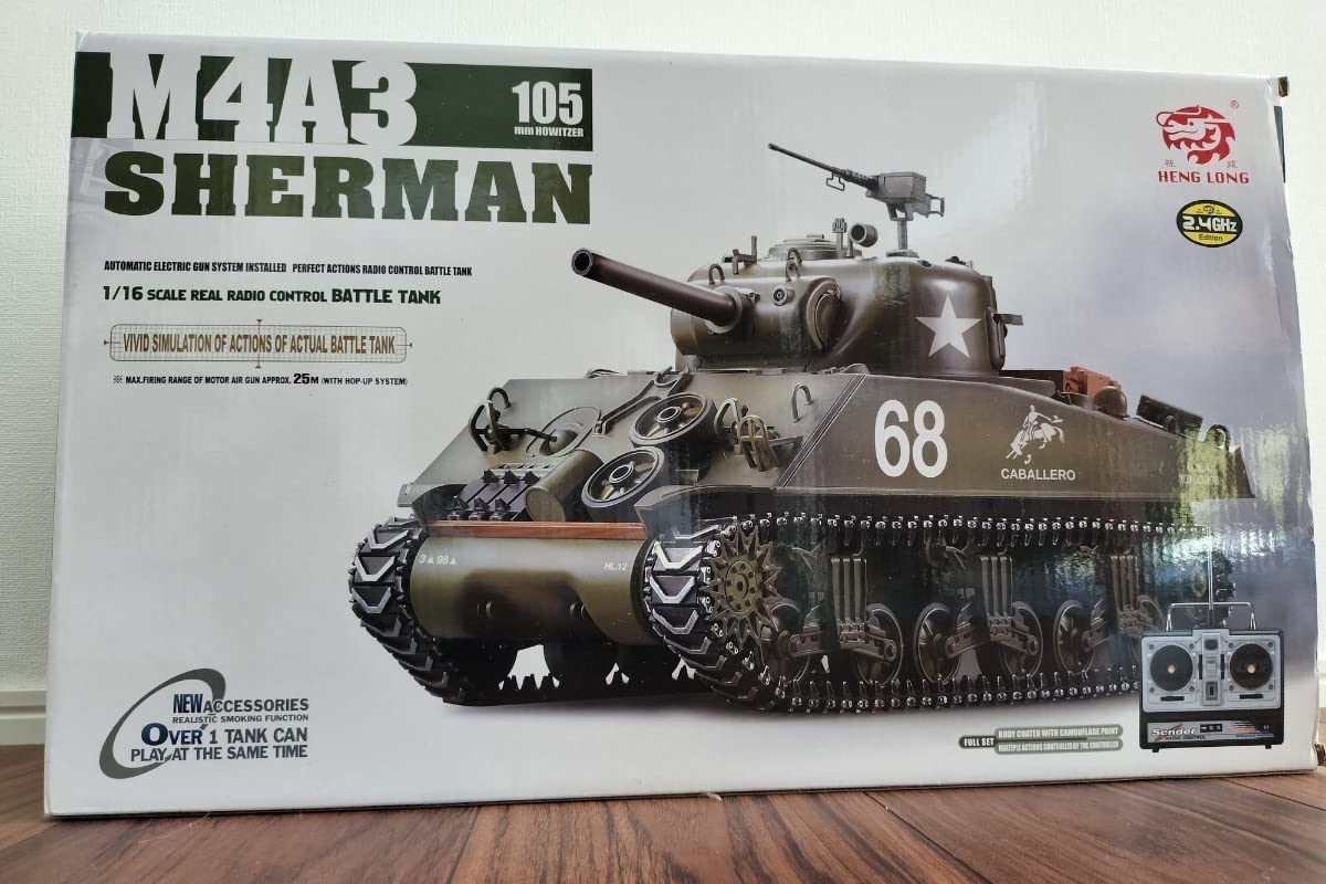 Amazon | 1/16 M4A3 シャーマン ヘンロン製 アメリカ軍 名戦車 フル 