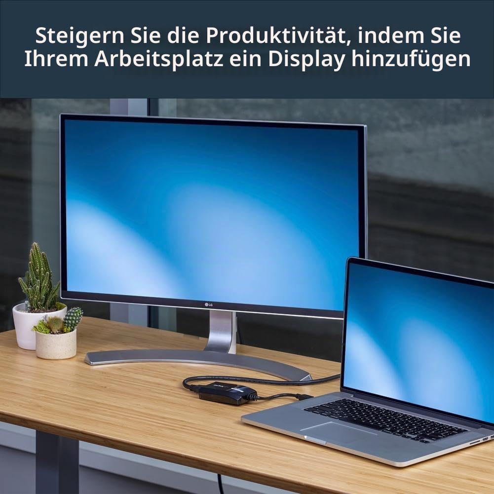 StarTech USB 3.0 auf HDMI Adapter - DisplayLink zertifiziert - 1080p (1920x1200) - USB-A auf HDMI Display Adapter Konverter für Monitor - Externe Monitor Grafikkarte - Windows / Mac