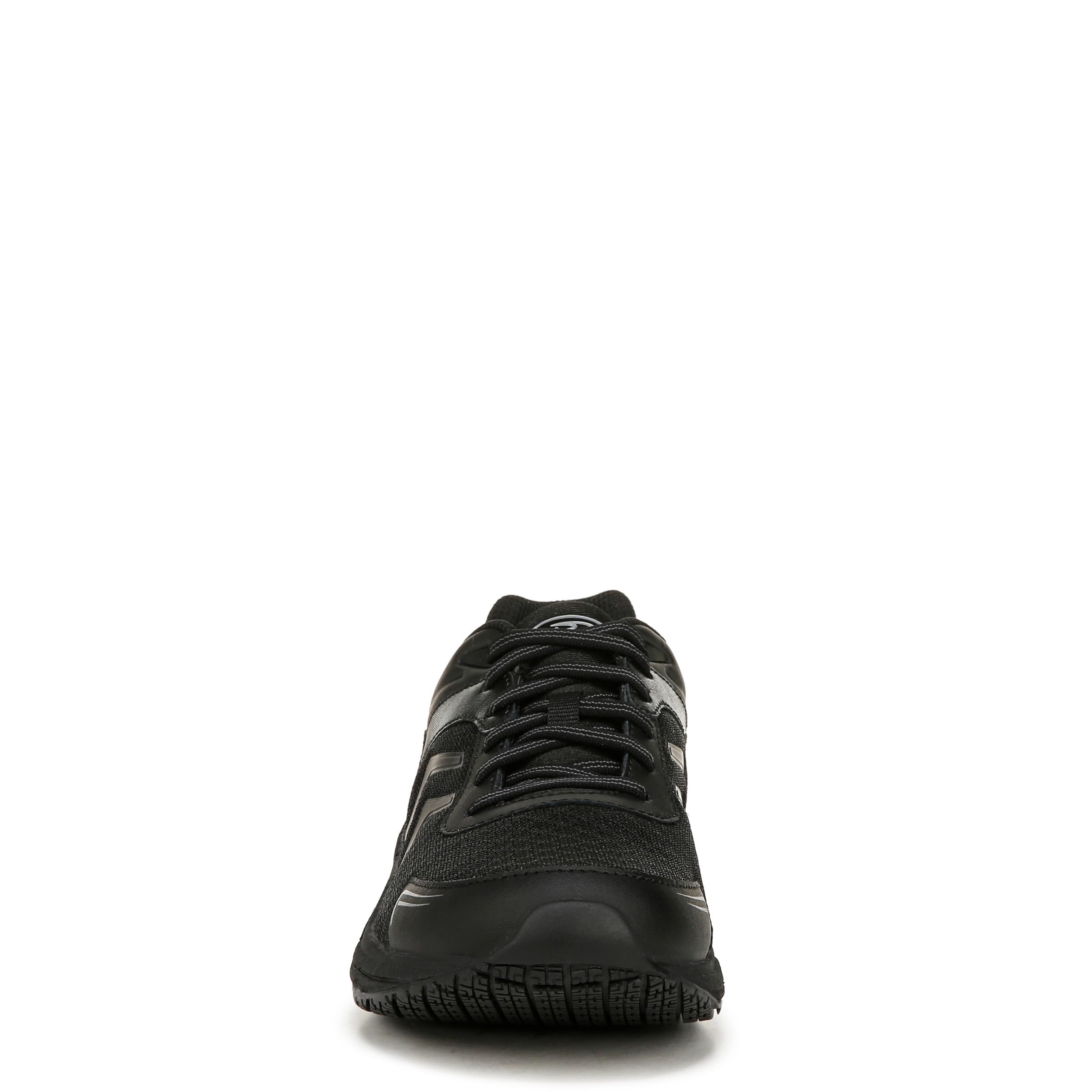 Dr. Scholl's Womens Blaze Slip Resistant Work Sneaker Black/Black 9 M