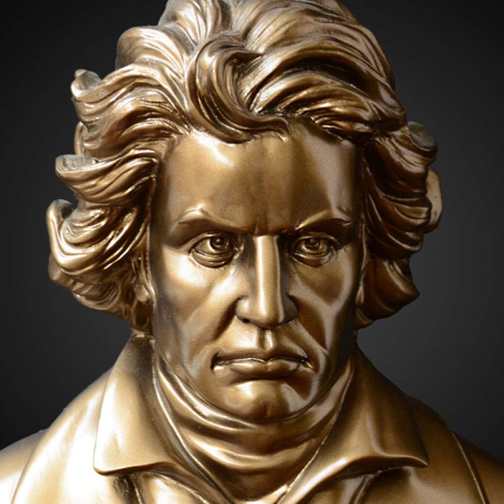 Bust Handmade Sculptures Musicians Beethoven Figure Head Sculpture