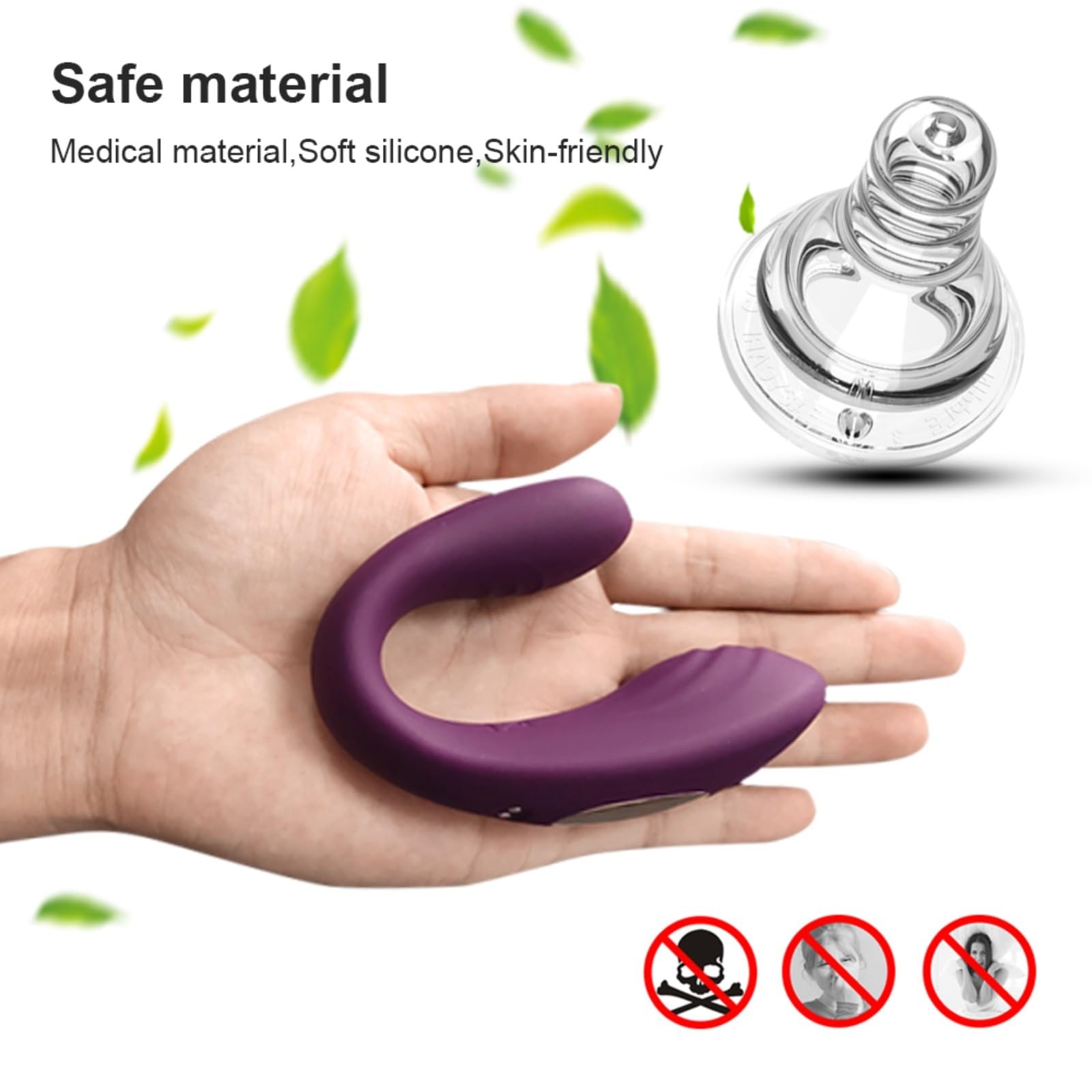 Vibrador Consolador con Control remoto inalámbrico, vibrador con motores duales, forma de U, clítoris, juguetes sexuales usables, Para, mujeres, parejas, adultos