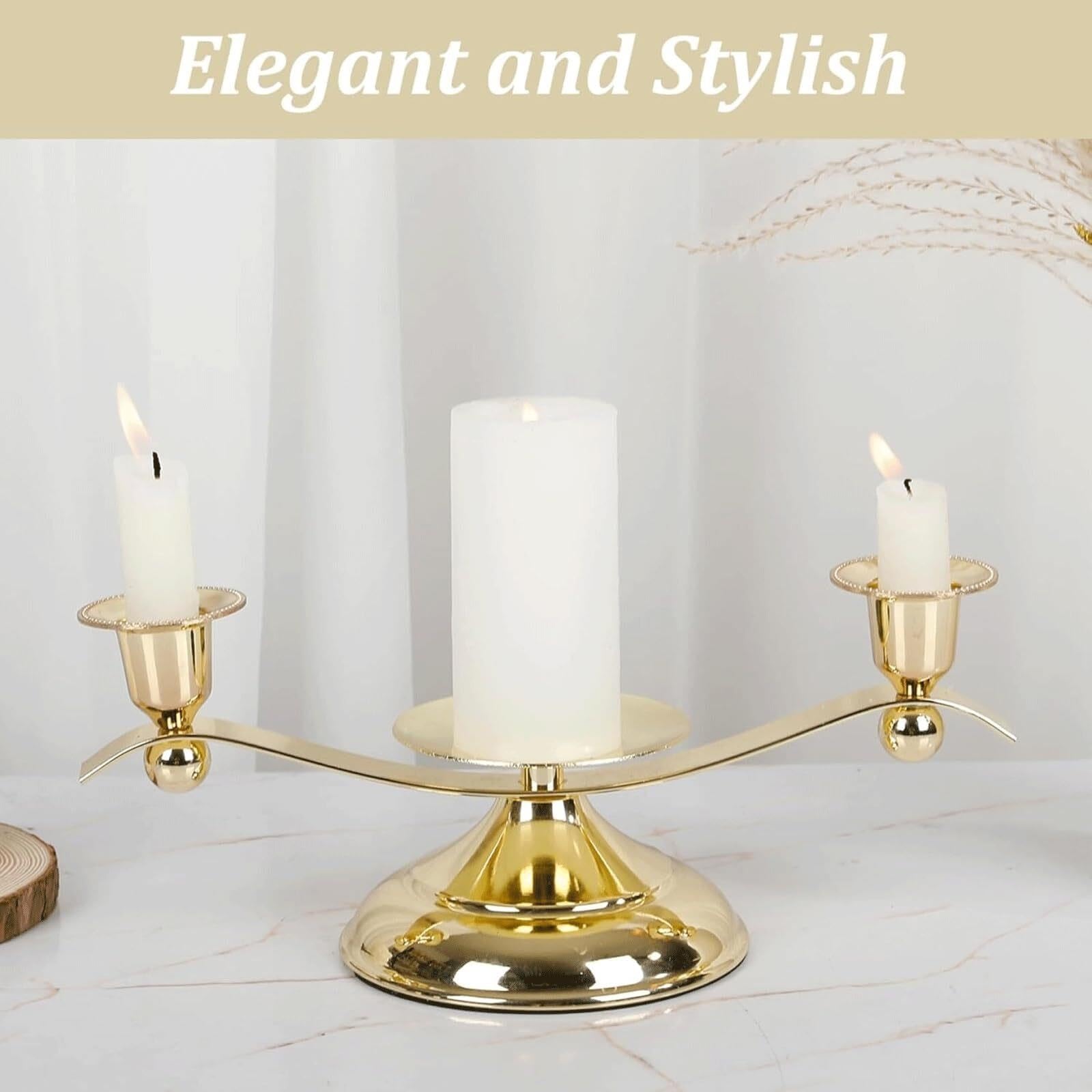 Centro de Mesa Candelabros cónicos Candelabro Stand Decoración del hogar Regalo para una casa Nueva