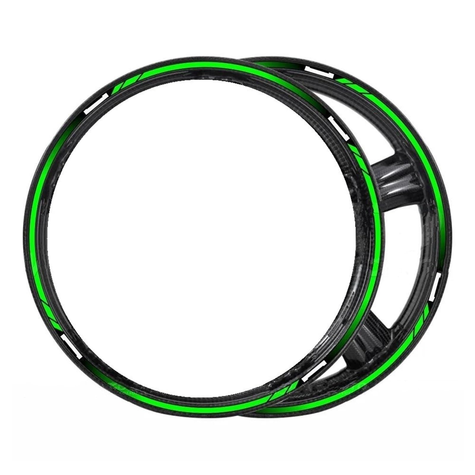 Wheel Stickers Motorcycle Rim Stripe Stickers for for Ninja ZZR1400 ZZR 1400 Waterproof Reflective Decals Strips Wheel Sticker Rim Reflective Decal