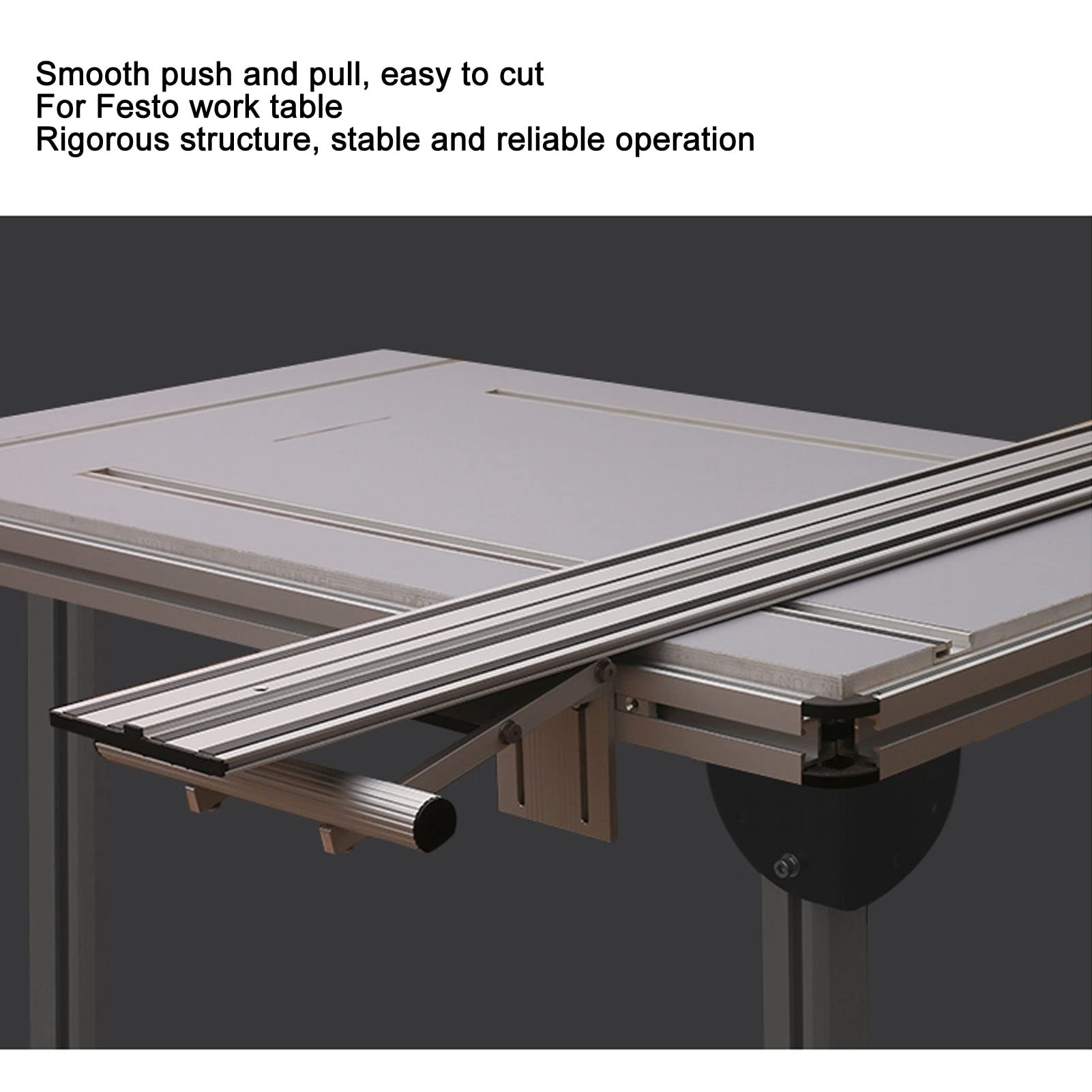 WNew Miter Saw Station Stop e Serra Circular, Trilho Guia e🤙 Descubra