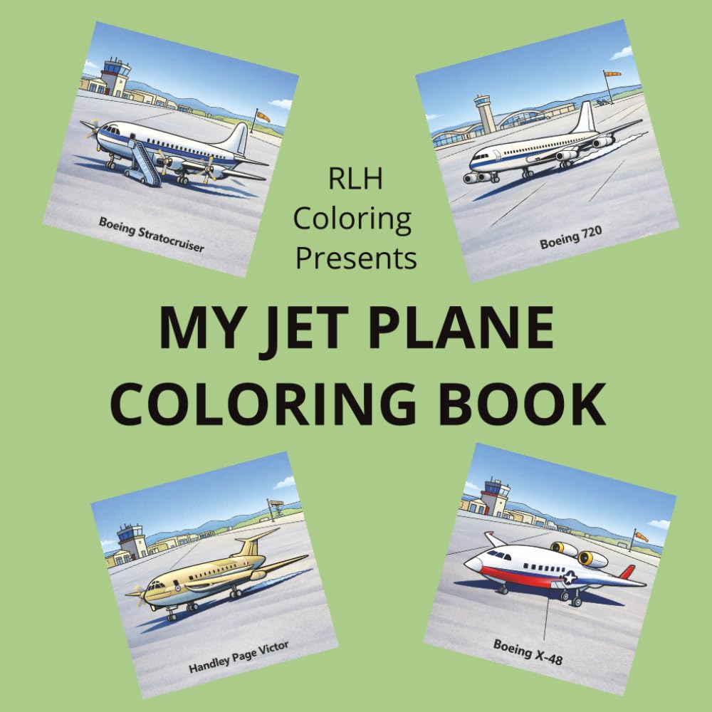 MY JET PLANE COLORING BOOK: A High-Flying Adventure for Creative Minds