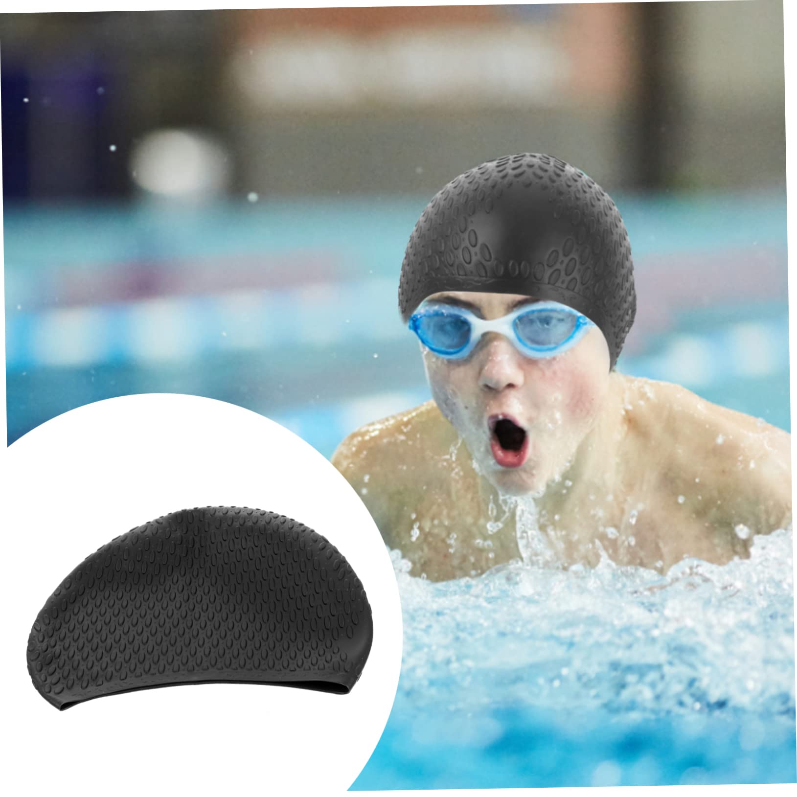 POPETPOP Bonnet De Bonnet De Bain Femme Bonnet De Bain De Mode Bonnet De Bain Adulte Bonnet De Bain Bonnet De Bain Flexible Bonnet De Bain Réutilisable Chapeau pour La Natation Filles