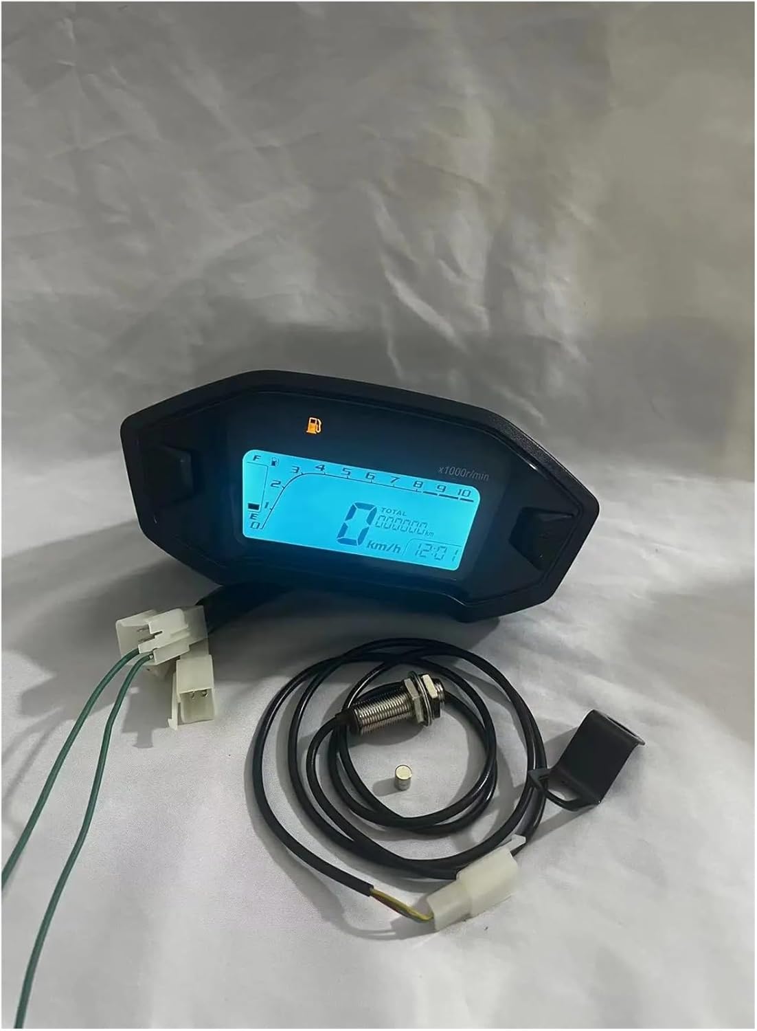 Odometer Speedometer Universal Motorcycle Speedometer With 7 Colors Backlight Motorcycle Dashboard Adjust Odometer Digital For 1 2 4 Cylinder