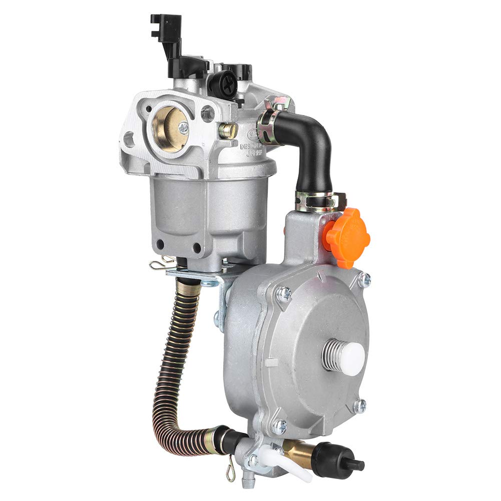 Carburador de combustible dual generador Reemplazo del carburador LPG NG Kit de conversión 2.8KW GX200 170F Carburador de estrangulador manual GX160 2KW 168F
