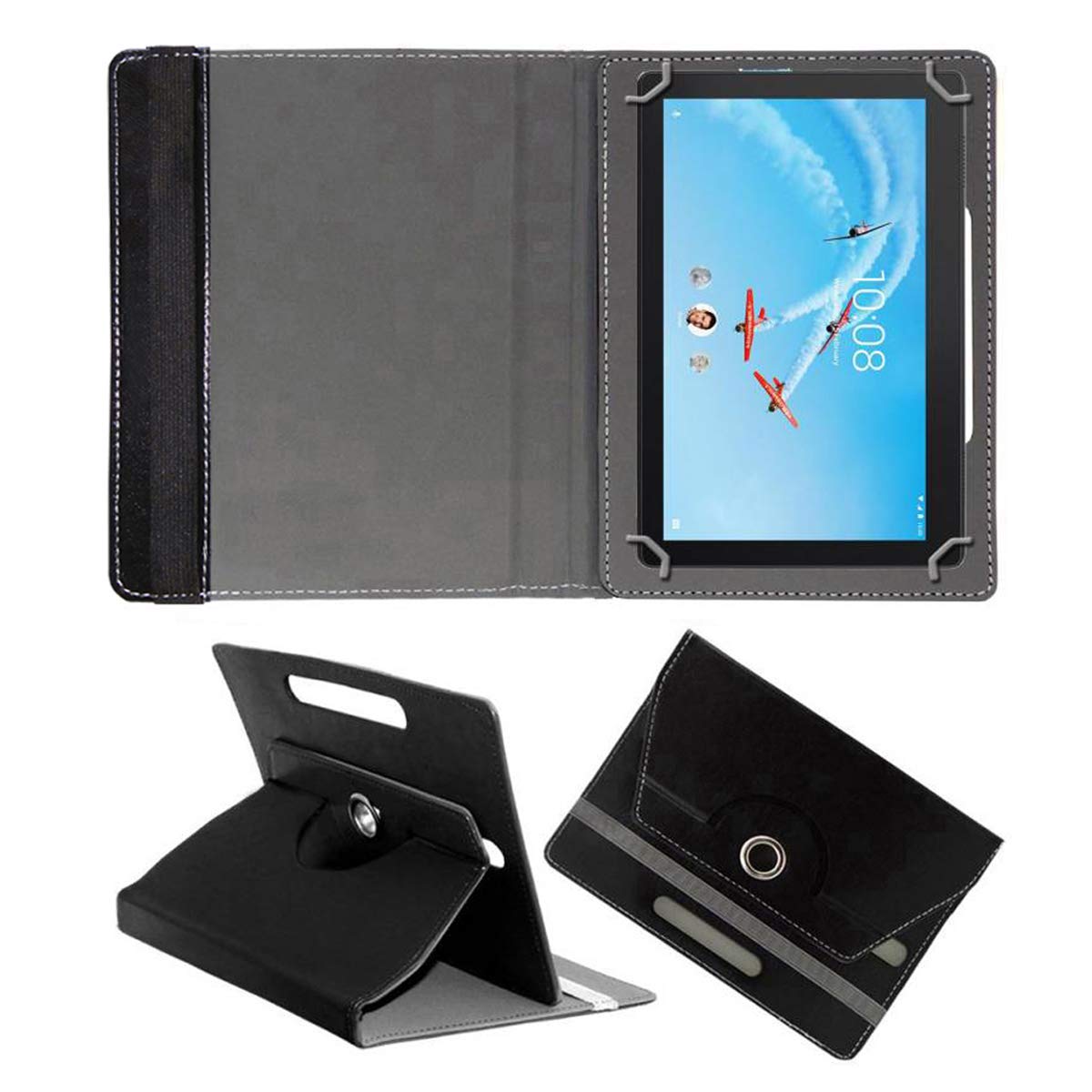 Fastway Rotating Leather Flip Case for Lenovo Tab E10 Tablet Cover Stand Black (B07NPKZNP1) Amazon Price History, Amazon Price Tracker