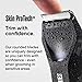 TOOLETRIES The Shearer - Groin & Body Hair Trimmer for Men, Electric Shaver for Pubic Hair, Balls, Groin, Chest, Legs, Waterproof Wet/Dry Clippers, Rechargeable, Bonus Shower Kit - Black