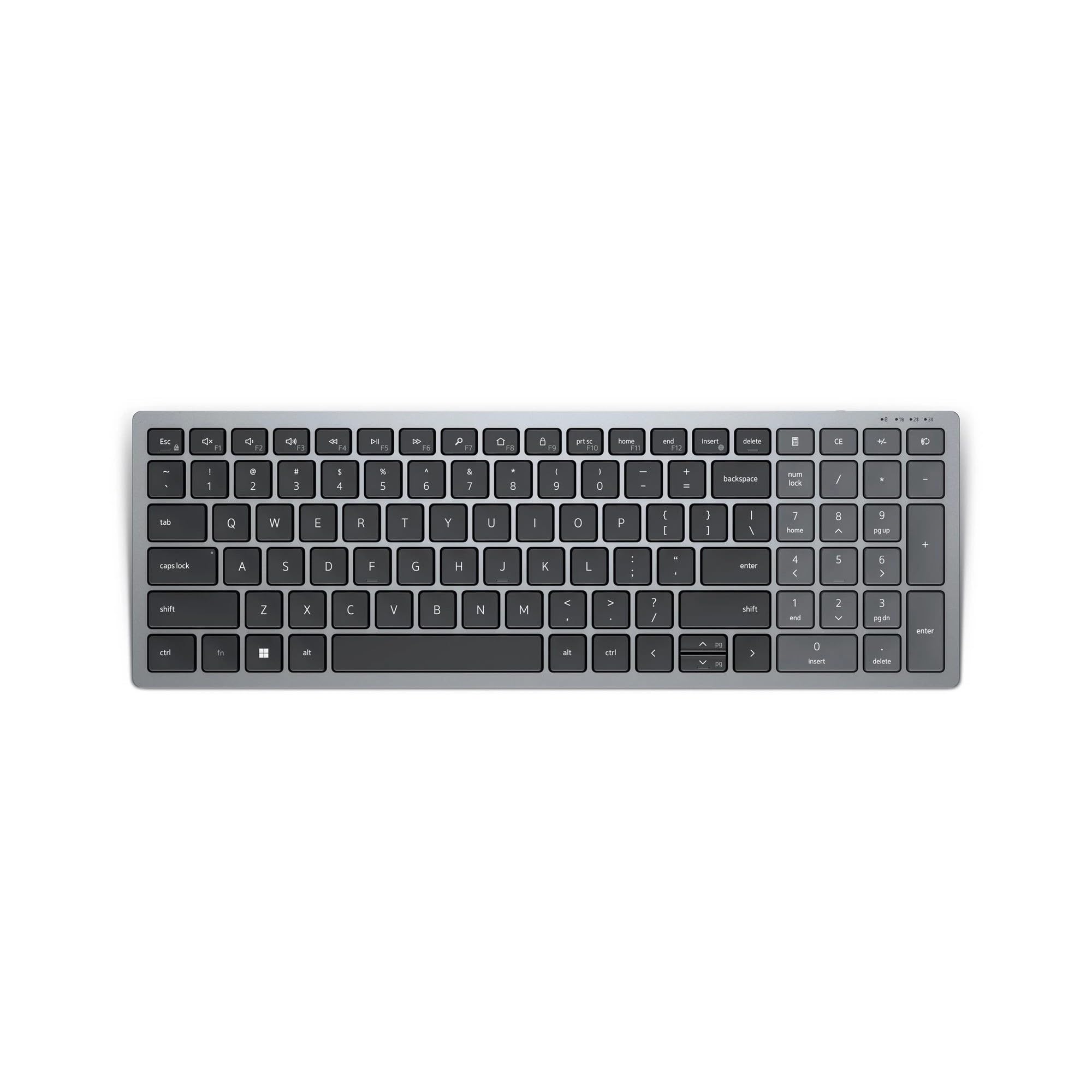 DELL ディスプレイ・キーボード付き　デスクトップPC Amazon | Dell Keyboard KB740 - US レイアウト - チタニウムグレー