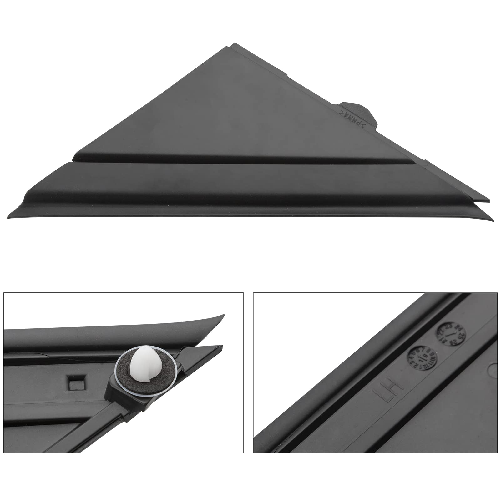 Modanatura Montante Anteriore Copribandiera per Specchietti para 500 12-19 anteriore Sinistro opaco 1SJ85KX7AA 735429524