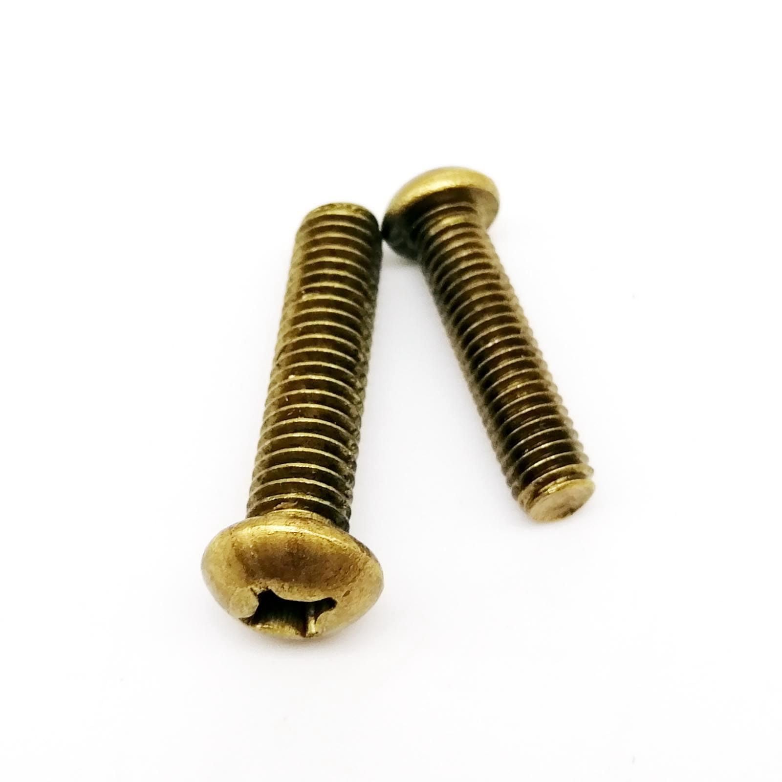 tornillos de latón, 15 Uds M2 M25 M3 M4 M5 M6 tornillo de reparación(M4,16mm)