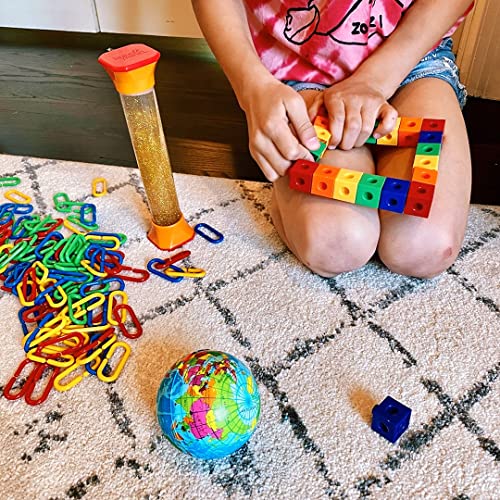 hand2mind Sensory Fidget Toy Kit, Play Therapy Toys, Fidget Tube, Mini Glow Sticks, Play Foam, Stress Ball, Anxiety Sensory Items, Occupational Therapy Toys, Calm Down Corner Supplies (128 Pieces) - Image 8