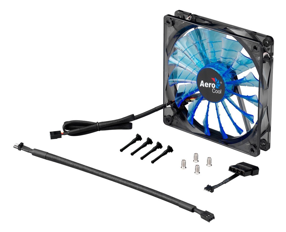 Aerocool Shark Fan Fan Blue 120 x 120 x 25 mm