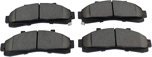 Miniatura 4 de TRQ Kit de pastillas de freno delantero y rotor, kit químico de freno, pastillas de freno de cerámica compatible con Ford Ranger Mazda B2300