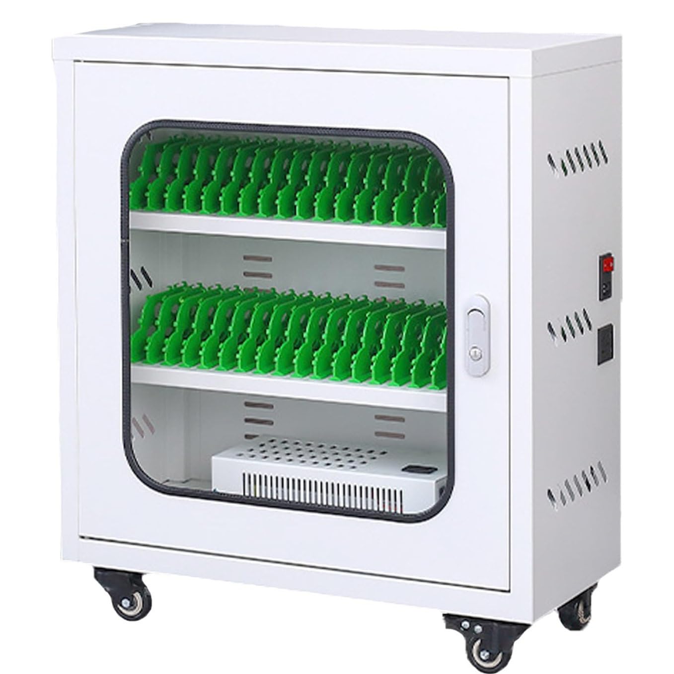GTHTUHFD Phone Storage Cabinet Cell Phone Charging Stations, Usb Rechargeable Mobile Phone Charging Cabinet, Cell Phone Storage Cabinet Charging Station For School Church Air,40slots