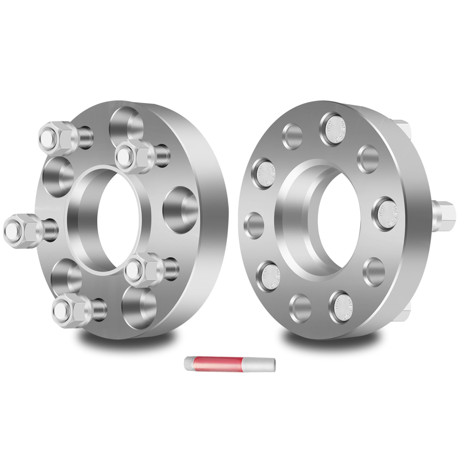 SCITOO 4Pcs 5x120 Wheel Spacers 1 inch for BMW Silver Wheel Adapters
