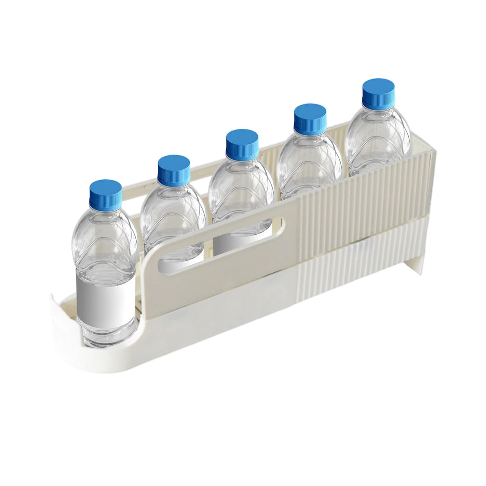 Muiltvoe Beverage Organizer for Fridge - Automatic Beverage Holder | Refrigerator Drink Organizer - for Home Bar Counter Cabinet Freezer Kitchen Pantry Party