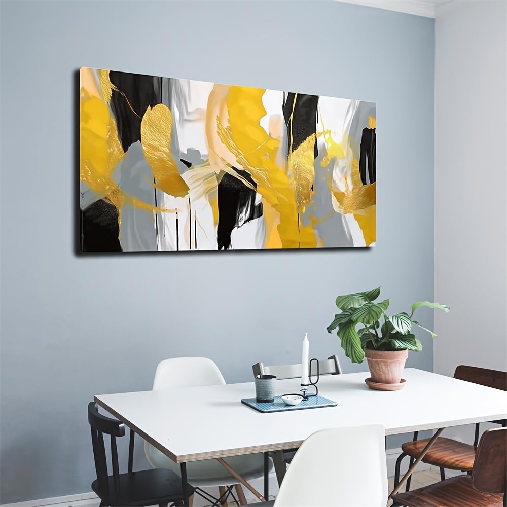 SPXLUCAU Abstract Art Decor Canvas Wall Art, Modern Bohemian Style, for Living Room(50x100cm/No frame)