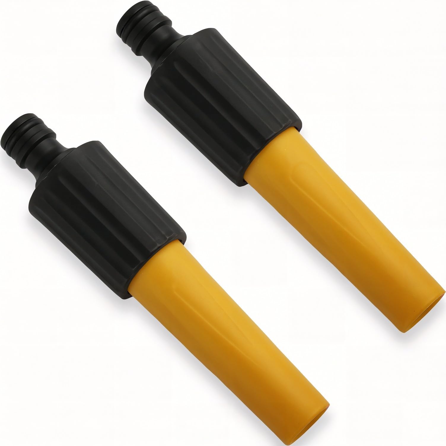 Lotsdonxia 2 Pcs Plastic Hose Nozzles, Adjustable Garden Spray Gun for Watering Plants, Car Washing & Pet Showers