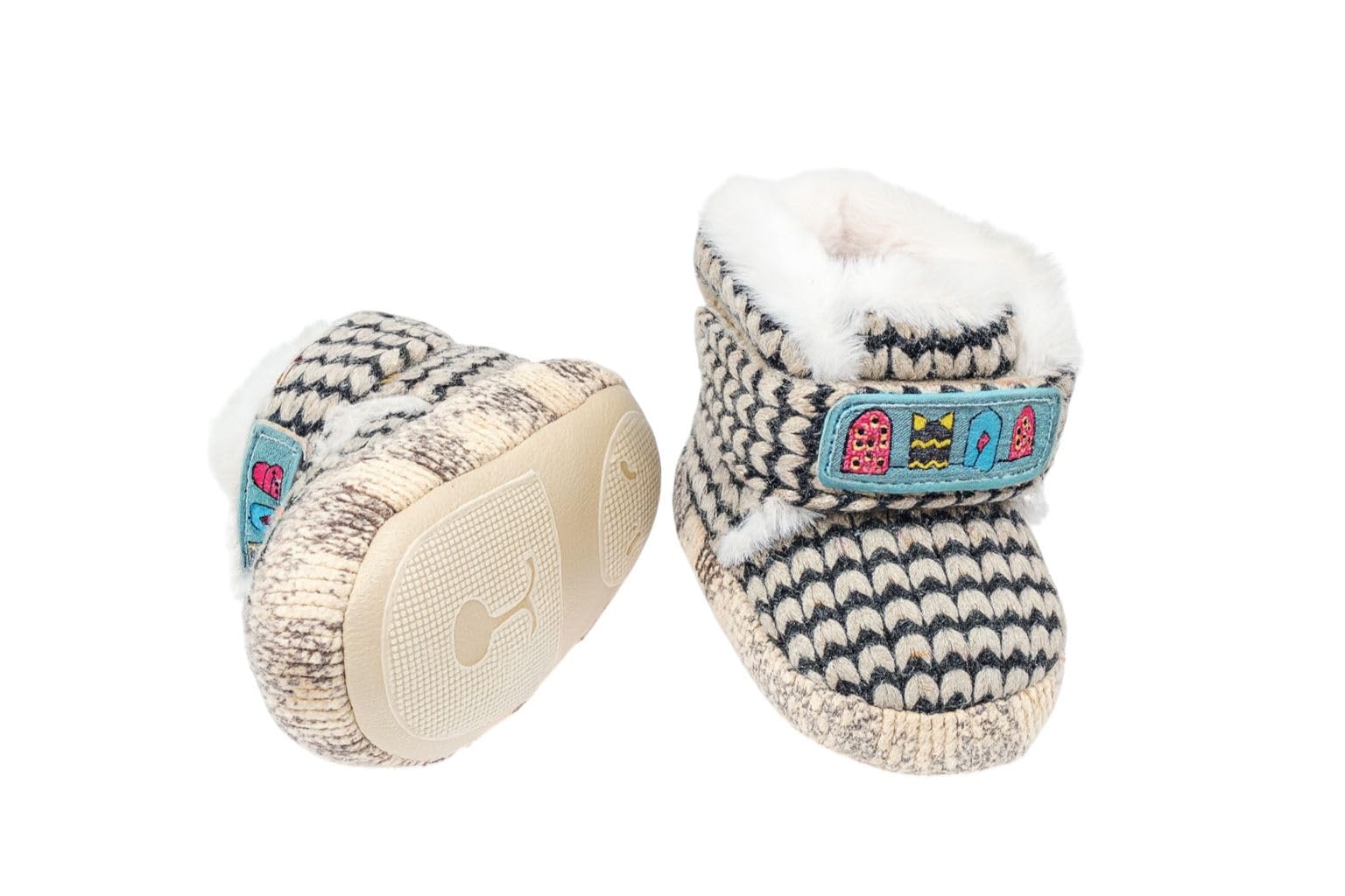 famwrapz Baby Booties – Soft Sole Non-Slip Infant Shoes, Warm & Comfortable Crib Shoes for Newborns, Infants & Toddlers-picture-14