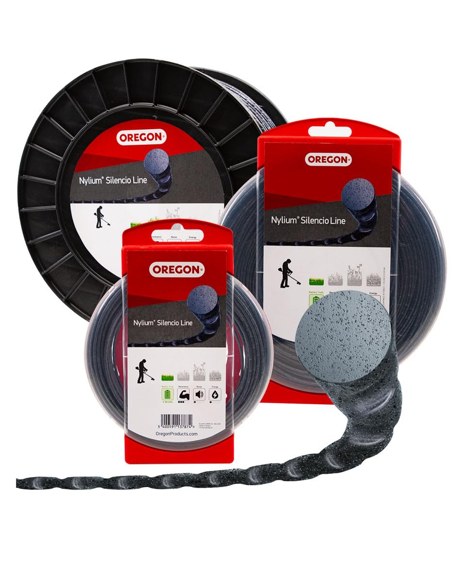 Oregon Rasentrimmer-Ersatzschnur 0,95 Mm – 70 M Spule, Rund, Universell, Für Alle Gängigen Trimmer, Grün