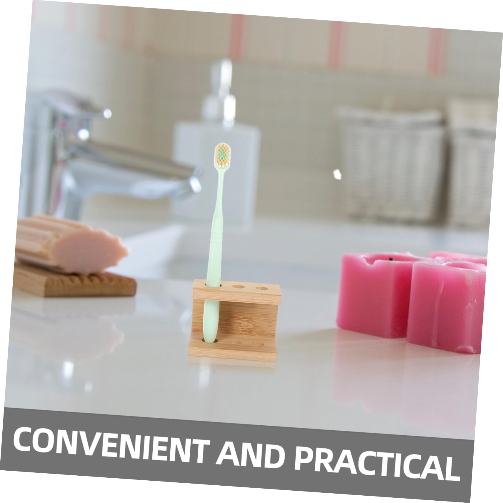 Alipis 4 Pz Porta Spazzolino Da Denti Portapenne Portaspazzolino Elettrico Organizer Per Pennelli Da Trucco Porta Penna Portaspazzolino Da Bagno Portaspazzolini Bambù